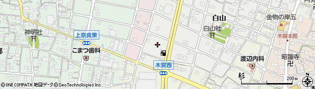 愛知県江南市赤童子町（栄）周辺の地図