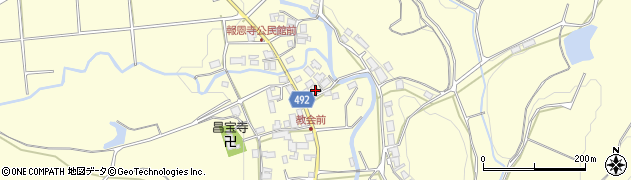 京都府福知山市報恩寺出合周辺の地図