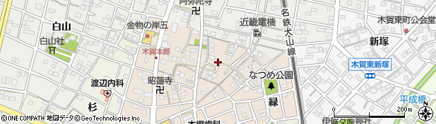 愛知県江南市木賀本郷町東48周辺の地図