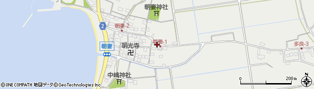 滋賀県米原市朝妻筑摩1418周辺の地図