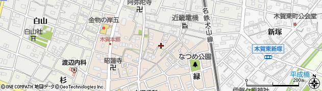 愛知県江南市木賀本郷町東51周辺の地図