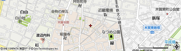 愛知県江南市木賀本郷町東46周辺の地図