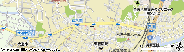 ラーメン大将 六浦店周辺の地図