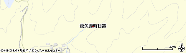 京都府福知山市夜久野町日置周辺の地図