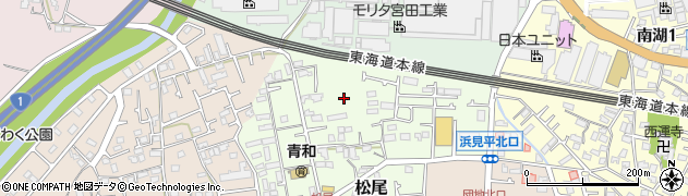 神奈川県茅ヶ崎市松尾3周辺の地図
