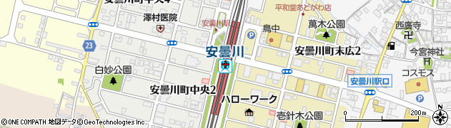 滋賀県高島市周辺の地図