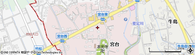 神奈川県足柄上郡開成町宮台231周辺の地図