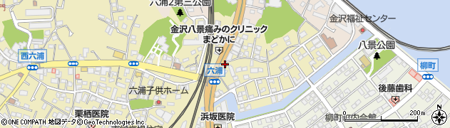 金沢警察署六浦交番周辺の地図
