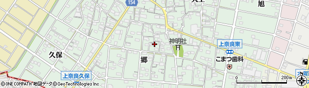 愛知県江南市上奈良町郷97周辺の地図