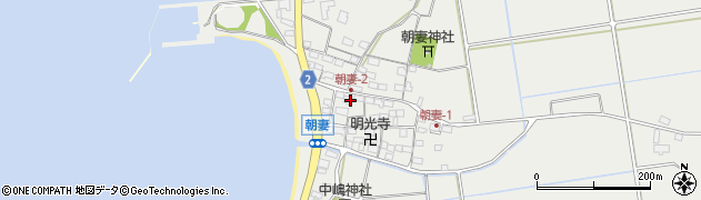 滋賀県米原市朝妻筑摩1400周辺の地図