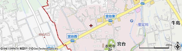 神奈川県足柄上郡開成町宮台172周辺の地図