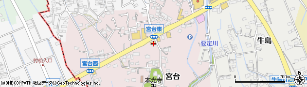 神奈川県足柄上郡開成町宮台228周辺の地図