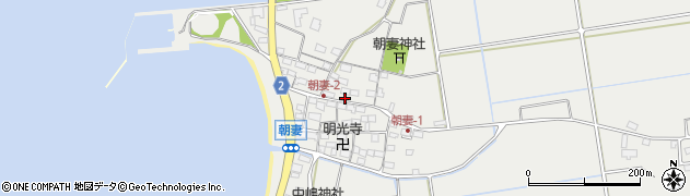 滋賀県米原市朝妻筑摩1277周辺の地図