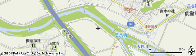 天野川周辺の地図
