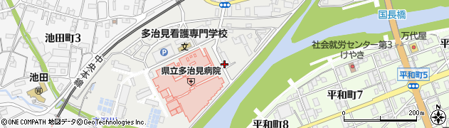 県病院周辺の地図