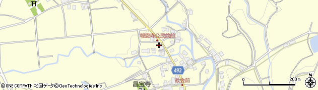 京都府福知山市報恩寺藤尾周辺の地図