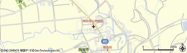 京都府福知山市報恩寺（藤尾）周辺の地図