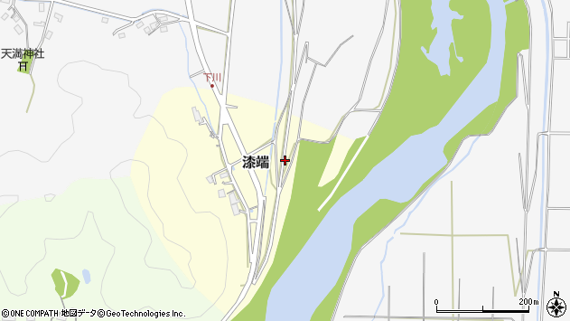 〒620-0076 京都府福知山市漆端の地図
