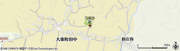 島根県雲南市大東町田中（田中下）周辺の地図