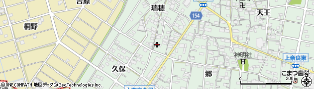 愛知県江南市上奈良町瑞穂212周辺の地図