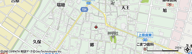 愛知県江南市上奈良町郷87周辺の地図