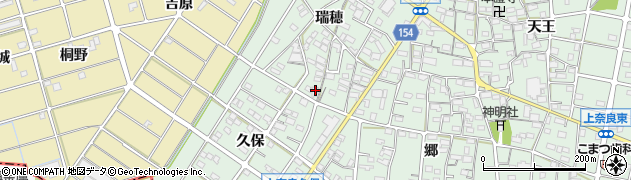 愛知県江南市上奈良町瑞穂183周辺の地図