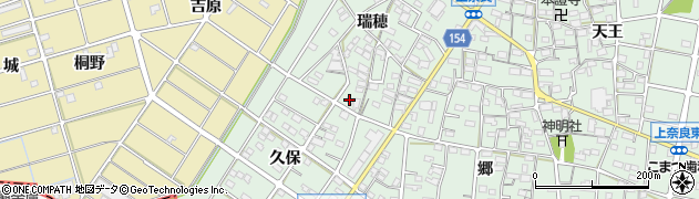 愛知県江南市上奈良町瑞穂182周辺の地図