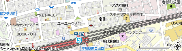 横浜幸銀信用組合平塚支店周辺の地図