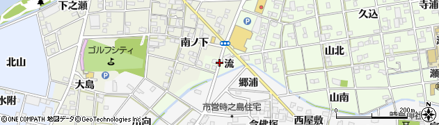 愛知県一宮市瀬部流周辺の地図