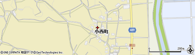 京都府綾部市小西町（荒神畑）周辺の地図