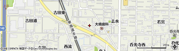 愛知県一宮市今伊勢町馬寄観音堂周辺の地図