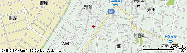 愛知県江南市上奈良町瑞穂221周辺の地図