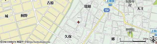 愛知県江南市上奈良町瑞穂180周辺の地図