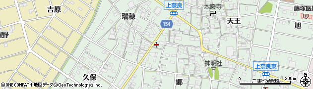 愛知県江南市上奈良町郷40周辺の地図