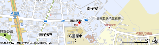 君津八重原郵便局周辺の地図