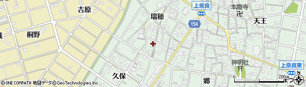 愛知県江南市上奈良町瑞穂189周辺の地図