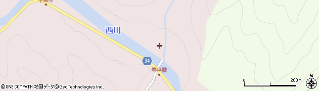 京都府南丹市美山町豊郷（芝）周辺の地図