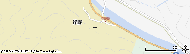 鳥取県八頭郡若桜町岸野55周辺の地図