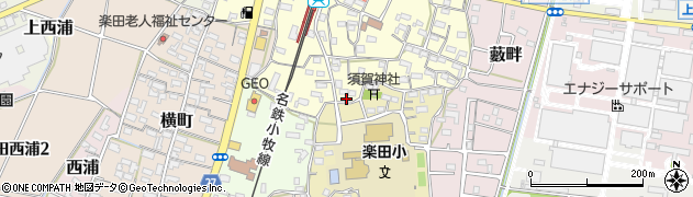 愛知県犬山市裏之門17周辺の地図