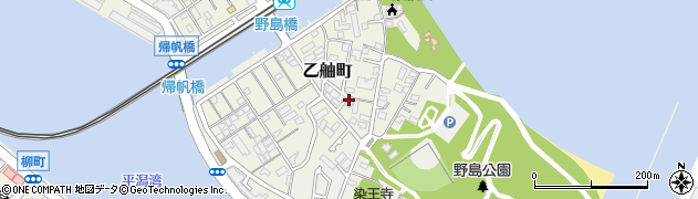 神奈川県横浜市金沢区乙舳町周辺の地図