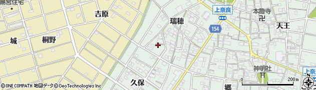愛知県江南市上奈良町瑞穂176周辺の地図