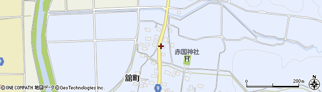 京都府綾部市舘町シボラ周辺の地図