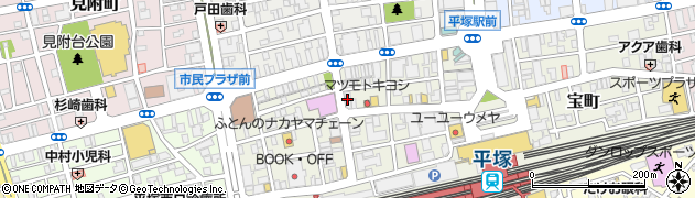ビッグエコー BIG ECHO 平塚本店周辺の地図
