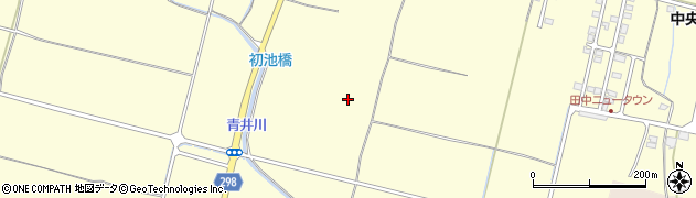 滋賀県高島市安曇川町田中周辺の地図