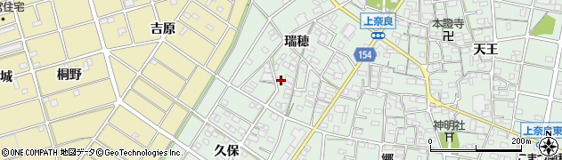 愛知県江南市上奈良町瑞穂190周辺の地図