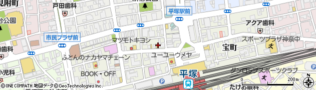 松屋 平塚店周辺の地図