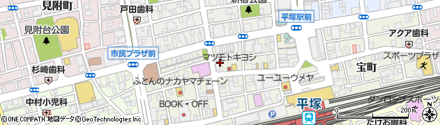 ＫＧ高等学院平塚キャンパス周辺の地図