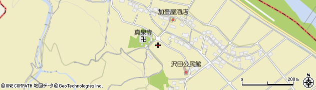 岐阜県養老町（養老郡）沢田周辺の地図