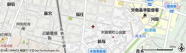 愛知県江南市赤童子町福住149周辺の地図