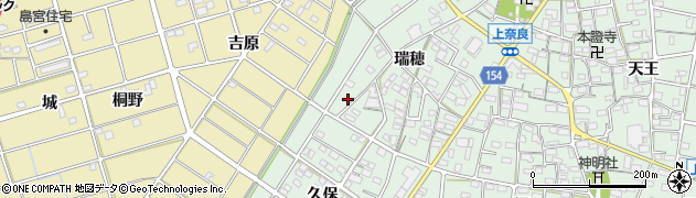 愛知県江南市上奈良町瑞穂163周辺の地図